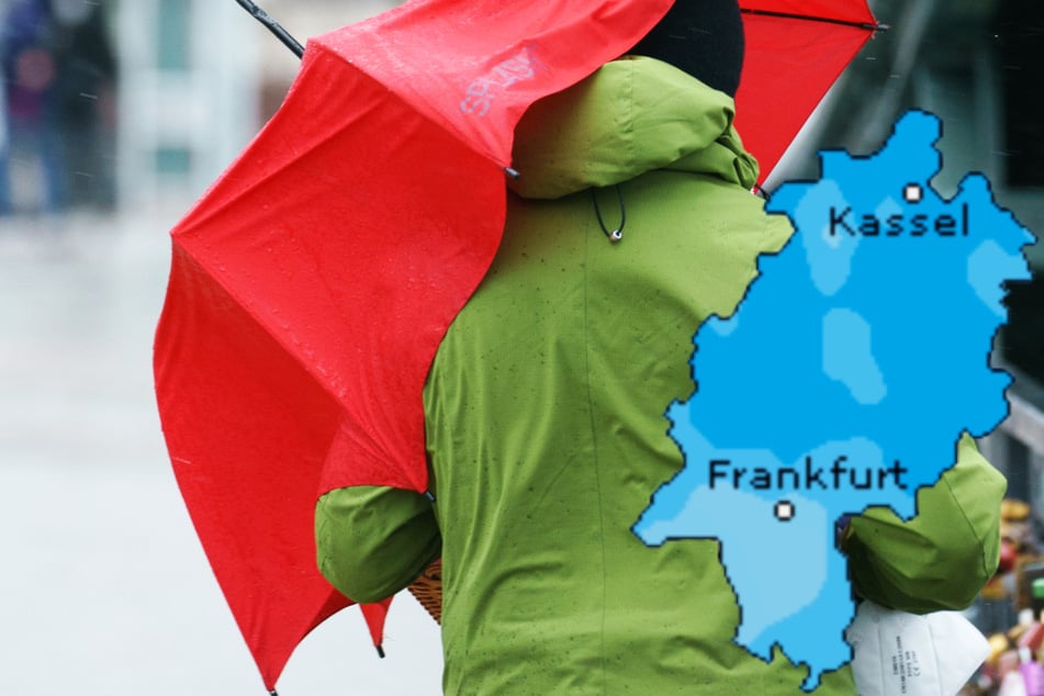 Schmuddelwetter in Frankfurt und ganz Hessen mit Regen und Schnee