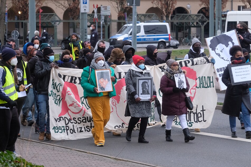 Auch in Dessau-Roßlau wurde am Donnerstag demonstriert.