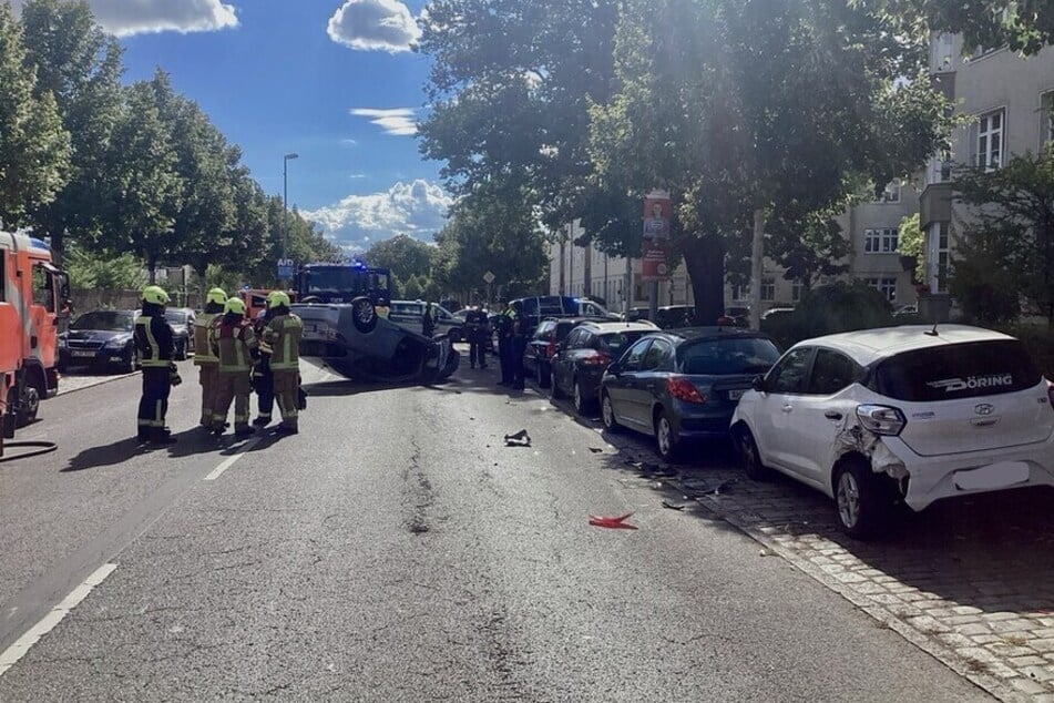 Die Feuerwehr war rund anderthalb Stunden im Einsatz.
