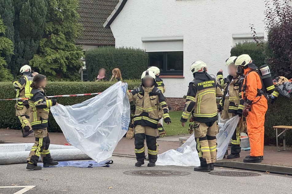 Am Mittwochmittag wurden in Wedel chemische Substanzen in einem Einfamilienhaus gefunden.