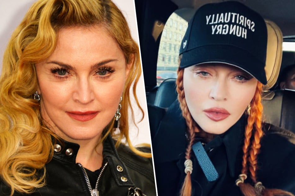 Links: Madonna 2013, rechts: Madonna heute. Bereits vor 10 Jahren soll Madonnas Gesicht schon nicht frei von Eingriffen gewesen sein.