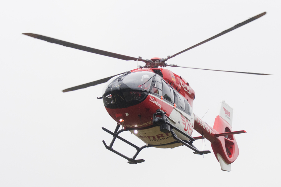 Der 59-Jährige kam per Hubschrauber ins Krankenhaus. (Symbolbild)