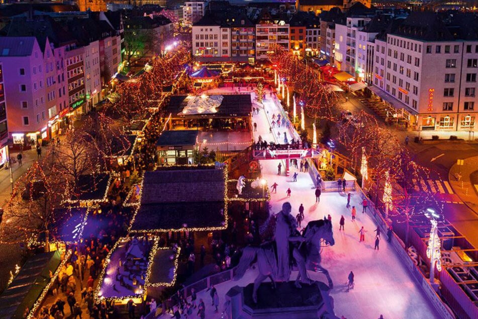 Die Eisbahn Heinzels Wintermärchen am Heumarkt in Köln wird diese und kommende Woche Schauplatz für zwei spaßige Winterevents.
