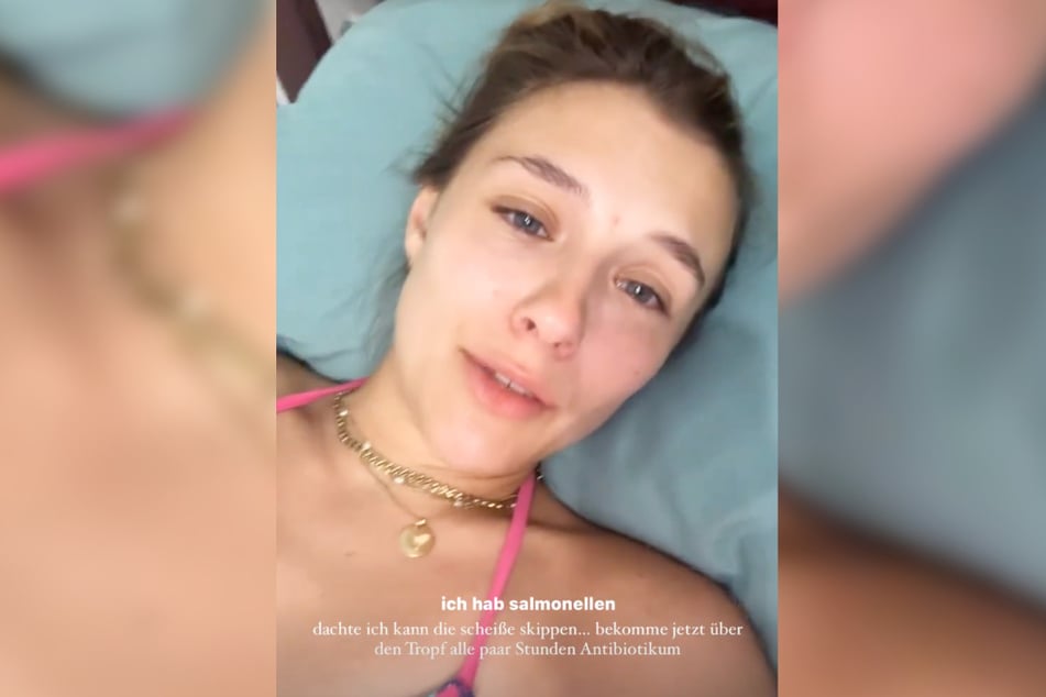 Menangis dan dengan wajah pucat, Greta Engelfried berbicara kepada penggemarnya di Instagram Story - Pemain berusia 24 tahun itu berada di rumah sakit Indonesia.