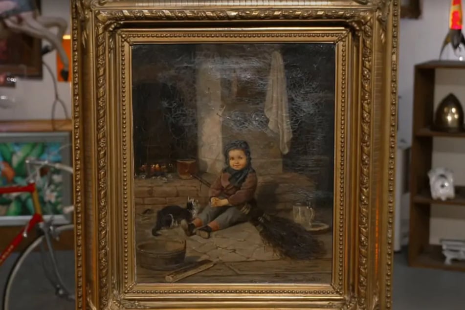 Das Werk von Künstler Wilhelm Pistor mit dem Titel "Der kleine Schornsteinfeger" wird von Expertin Bianca Berding (49) auf 500 Euro geschätzt.
