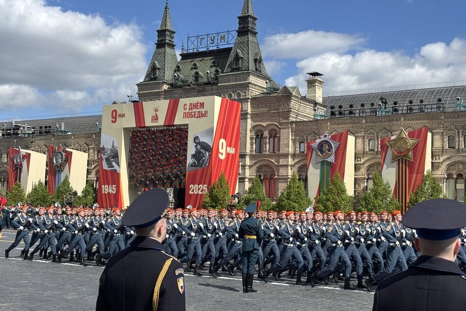 Putins Parade wird in diesem Jahr deutlich kleiner ausfallen. (Archivbild)