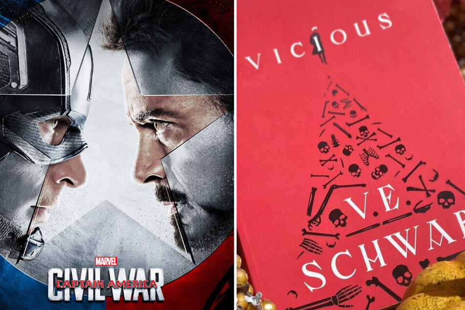 Both Captain America: Civil War and Vicious by V.E. Schwab contemplate the ethics of superhero-ism.