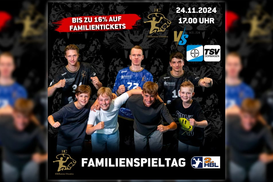 Erlebt das nächste Heimspiel des HCE gemeinsam mit der Familie zu günstigeren Preisen.