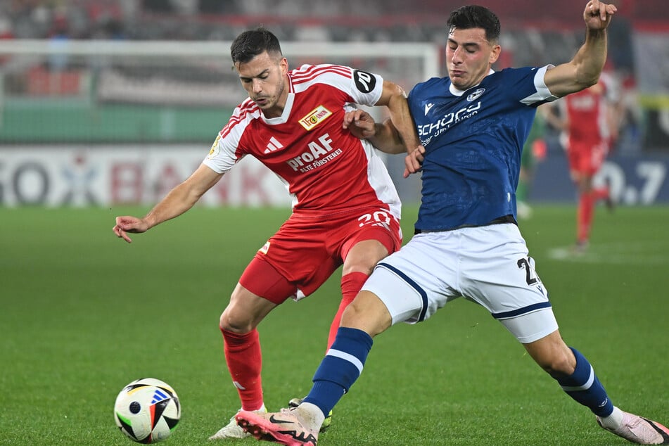 Laszlo Benes (27, l.) ist bei Union Berlin meist nur Ersatz.