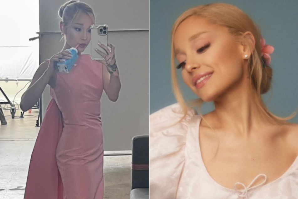 Ariana Grande shared a video showcasing her new perfumes on Instagram, and fans can't get enough!