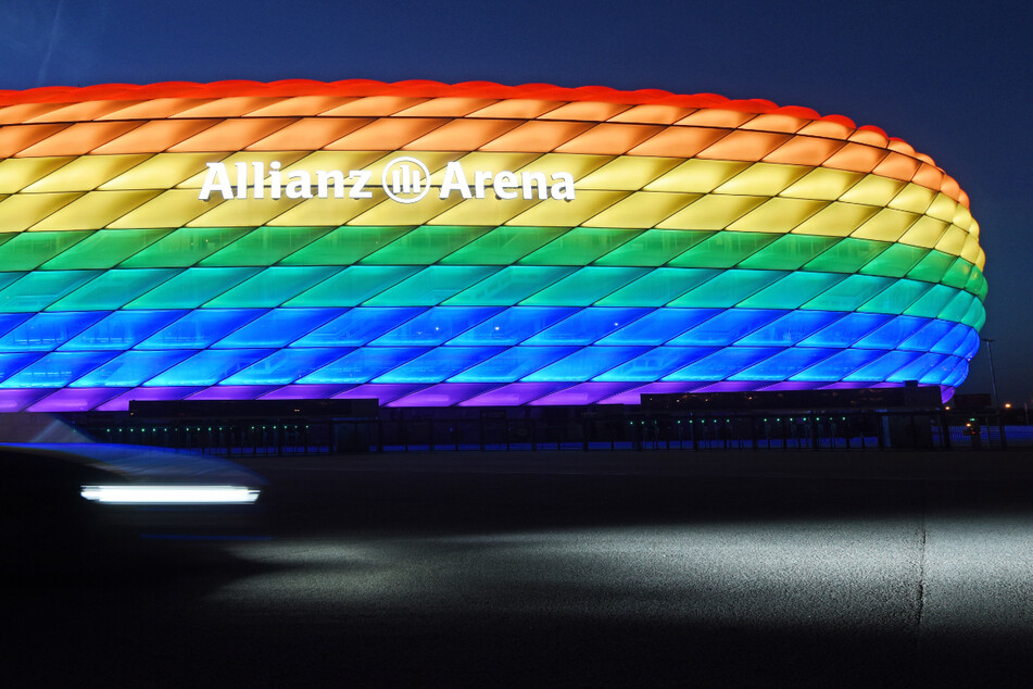 Die Münchner Arena wird am Mittwochabend beim Spiel der Nationalmannschaft gegen Ungarn nicht bunt leuchten.