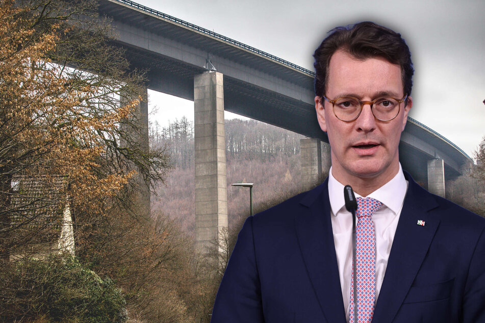 Sondersitzung zur maroden Rahmede-Talbrücke: Hendrik Wüst räumt Fehler ein