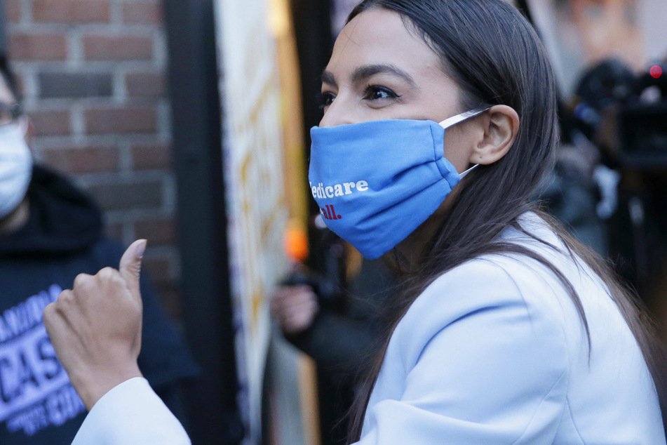 AOC chose to join protesters in her home borough of the Bronx rather than attend Joe Biden's inauguration.