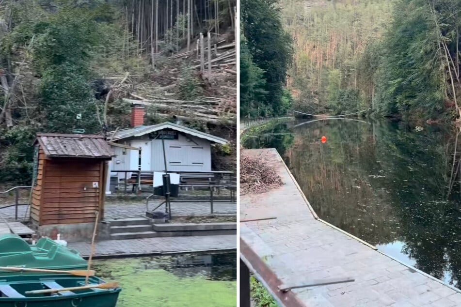Inzwischen hat sich am Amselsee bereits einiges getan.