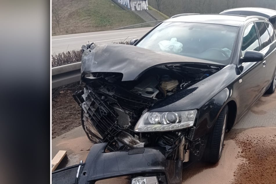 Unfall A9: Audi kracht in Sattelzug: Zwei Personen bei Unfall auf der A9 verletzt