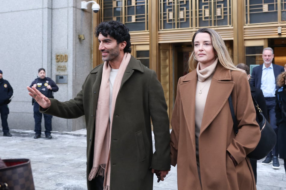 Justin Baldoni (l) and his wife Emily Baldoni (r) explained that they won't cover everything in their message