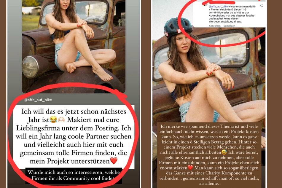 Ann-Kathrin (25) bindet ihre Community aktiv in die Suche nach passenden Sponsoren für ihr Race-Across-America-Projekt 2026 ein.