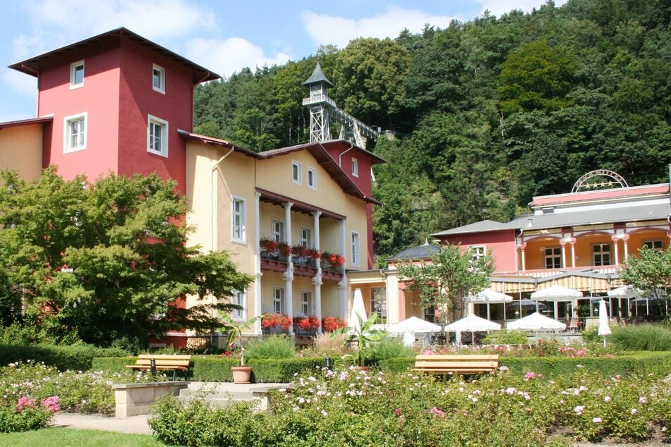Am Parkhotel Bad Schandau findet am Wochenende die Parkweihnacht statt. (Archivbild)