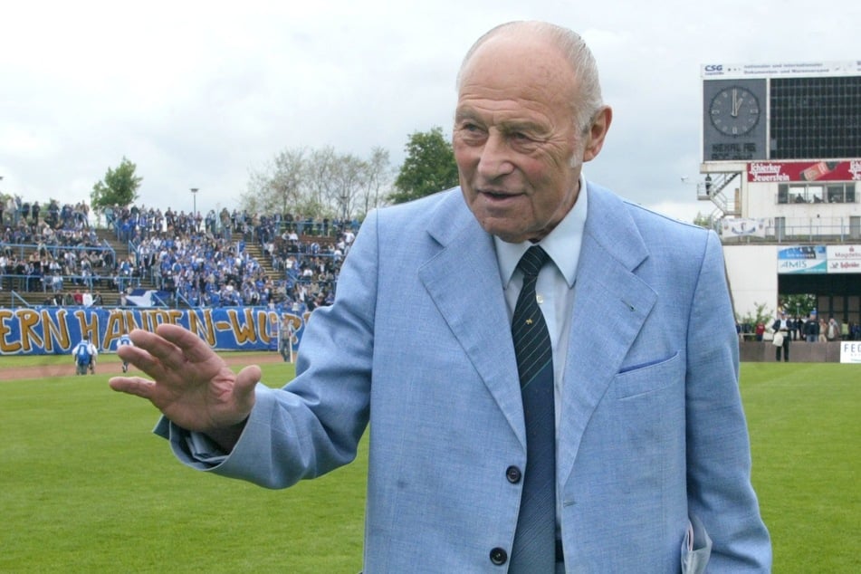 Heinz Krügel († 87): Der damalige Fußball-Erfolgstrainer vom 1. FC Magdeburg. (Archivbild)