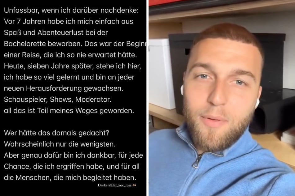 Ex-Dschungelkönig Filip Pavlovic (30) hat auf Instagram auf seinen bisherigen Werdegang zurückgeblickt. Für seine Fans hatte er einen wichtigen Appell.