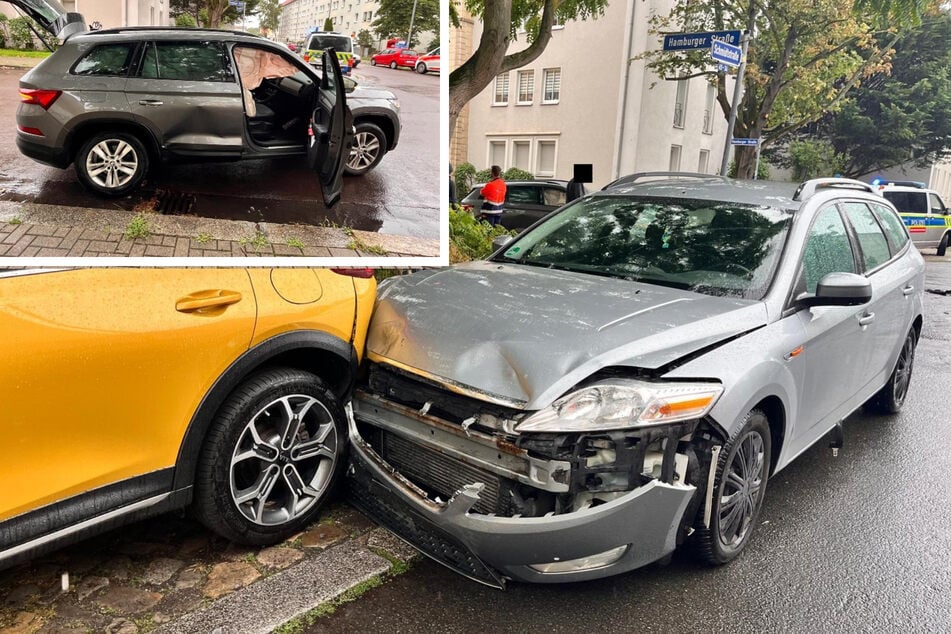 Zwei Autos krachen bei "rechts vor links" ineinander: Drei Verletzte!