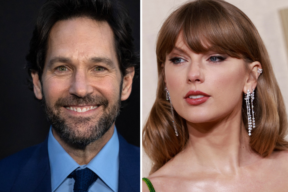 Paul Rudd (l.) confirmed that he's a big Taylor Swift fan, having previously attended The Eras Tour at MetLife Stadium last May.