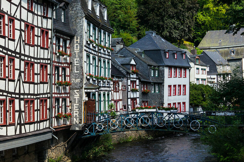 Fachwerkhäuser in Monschau.
