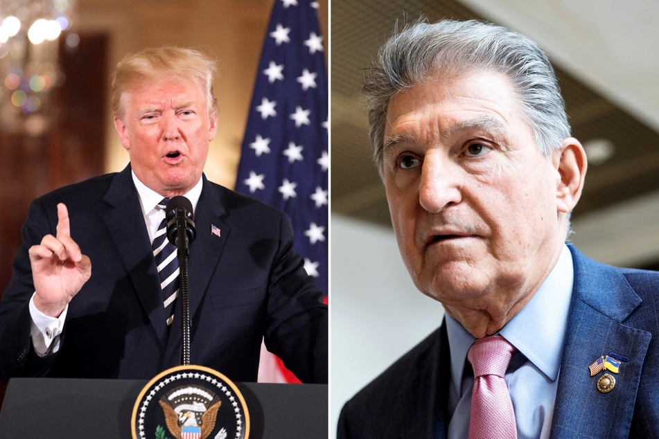 West Virginia Senator Joe Manchin (r.) warned voters that re-electing Donald Trump in 2024 could "destroy democracy in America."