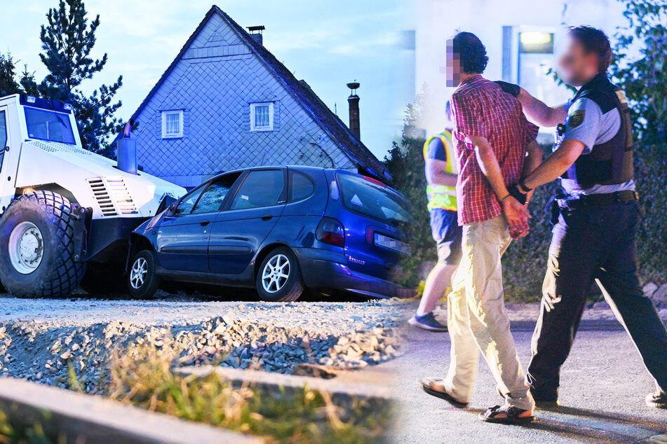 Betrunkener kracht ungebremst in Baustelle, kurz darauf klicken die Handschellen