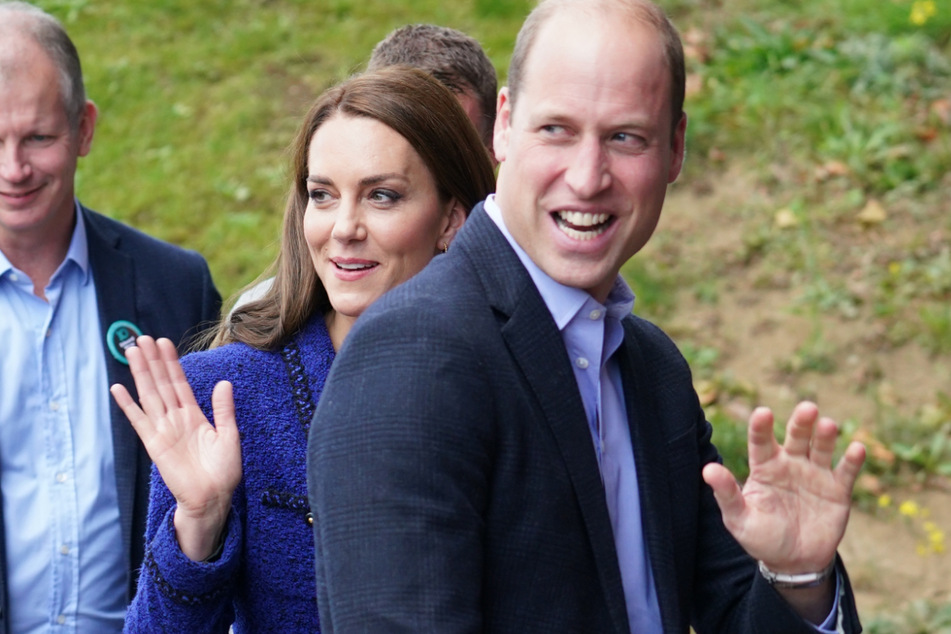 Prinz William (40) zusammen mit seiner Frau, Herzogin Kate (40).