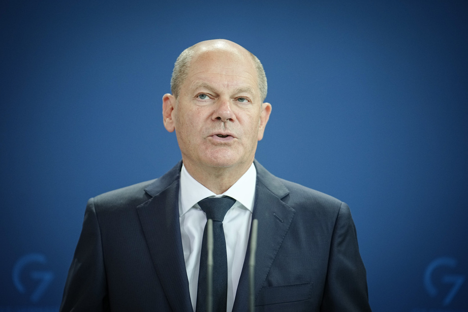 Olaf Scholz (64, SPD) verkündete am Donnerstag die Gas-Pläne der Bundesregierung.