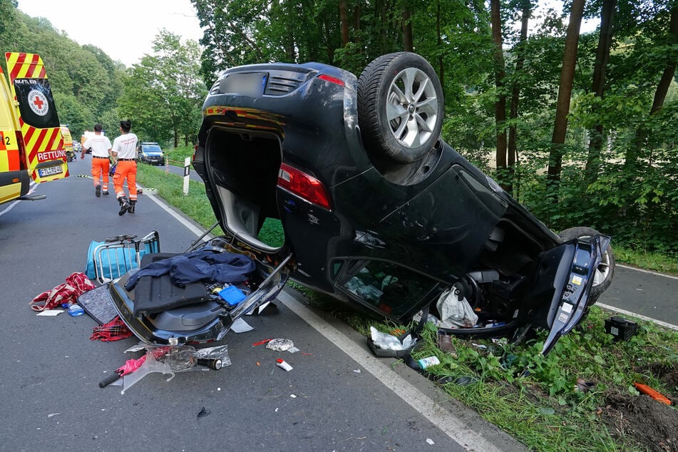 Rentner Gerd R. (73) überschlug sich mit seinem Kia, verstarb später an den Folgen des Unfall.