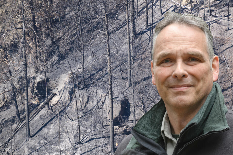 Uwe Borrmeister (52) warnt vor den Gefahren durch offenes Feuer, besonders zu Pfingsten.