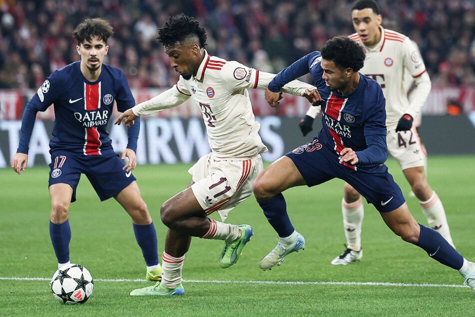 Gibt es dieses Mal ein Durchkommen für die Münchner? Beim Spiel gegen Paris Saint-Germain (blau) gilt der FC Bayern als Außenseiter.
