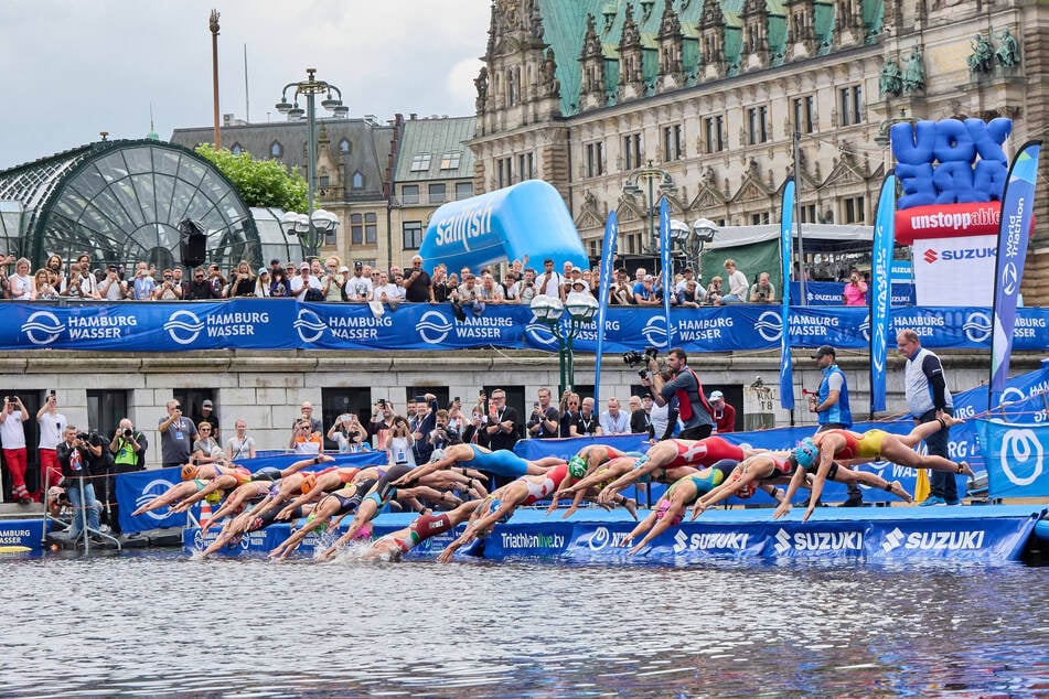 Am 11. und 12. Juli findet in Hamburg der "World Triathlon Hamburg" statt. (Symbolfoto)