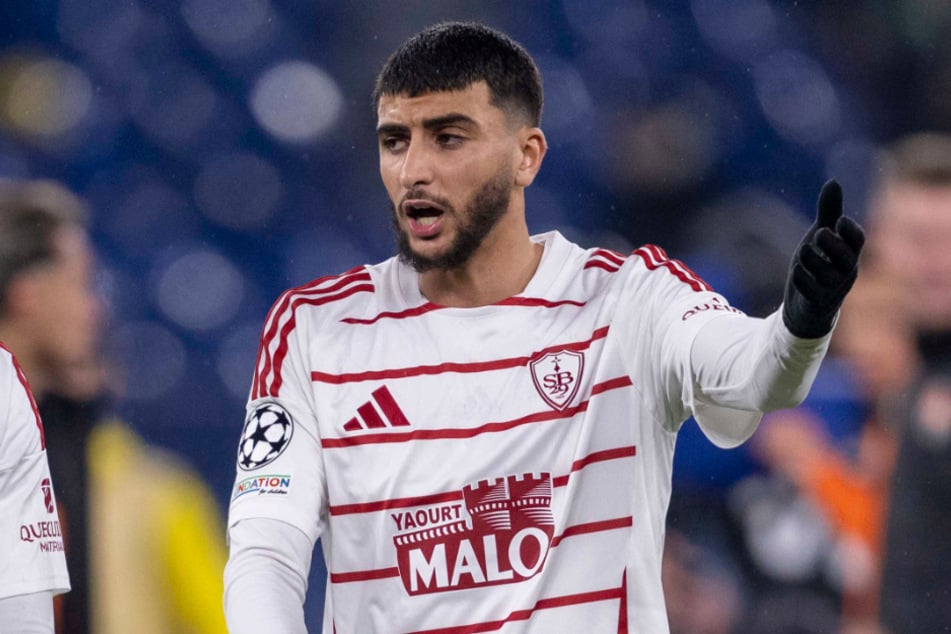 Ibrahim Salah (23) von Stade Rennes soll das Interesse des HSV geweckt haben - aber auch noch von anderen Klubs. (Archivfoto)