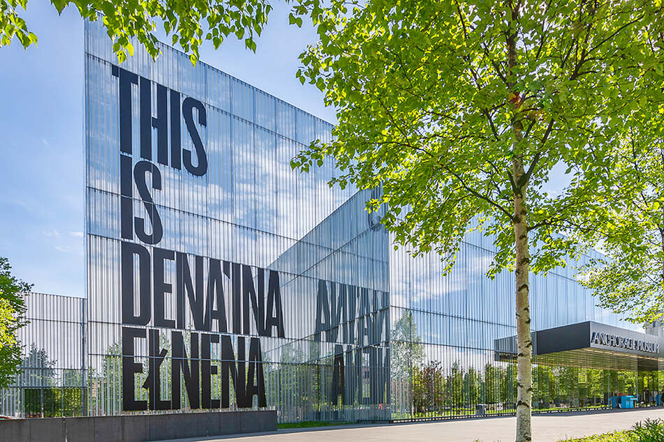 The Anchorage Museum added the words for the indigenous people's land it was built upon.