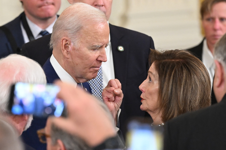 Former House speaker Nancy Pelosi stopped short of saying President Joe Biden should be the Democratic Party's candidate in the 2024 election.