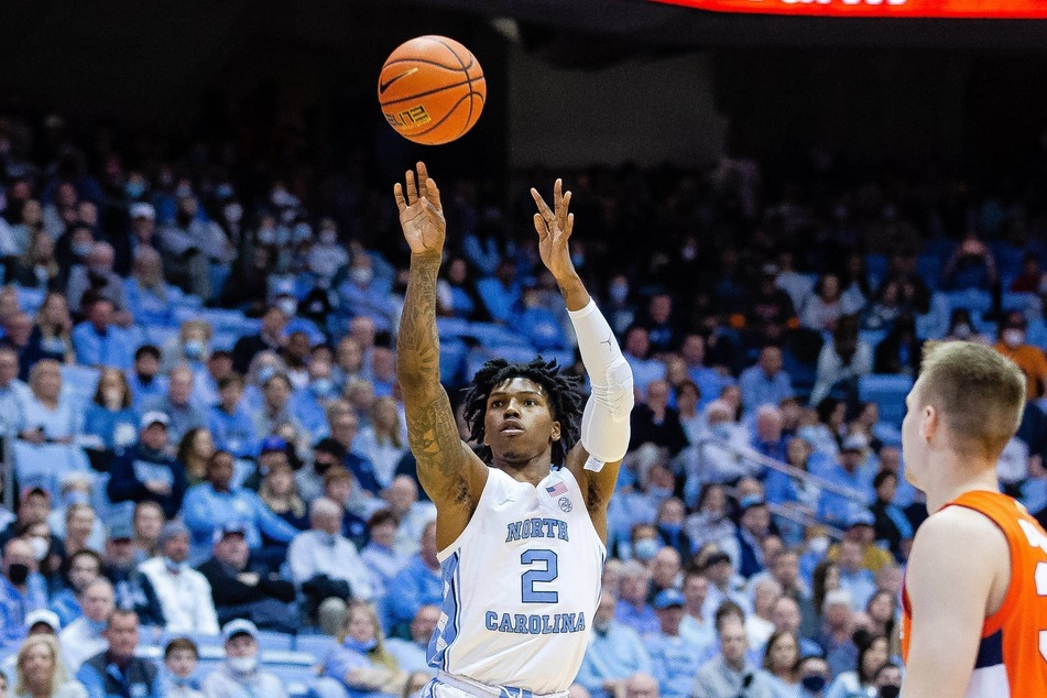 Tar Heels guard Caleb Love scored a game-high 30 points against UCLA on Friday night.