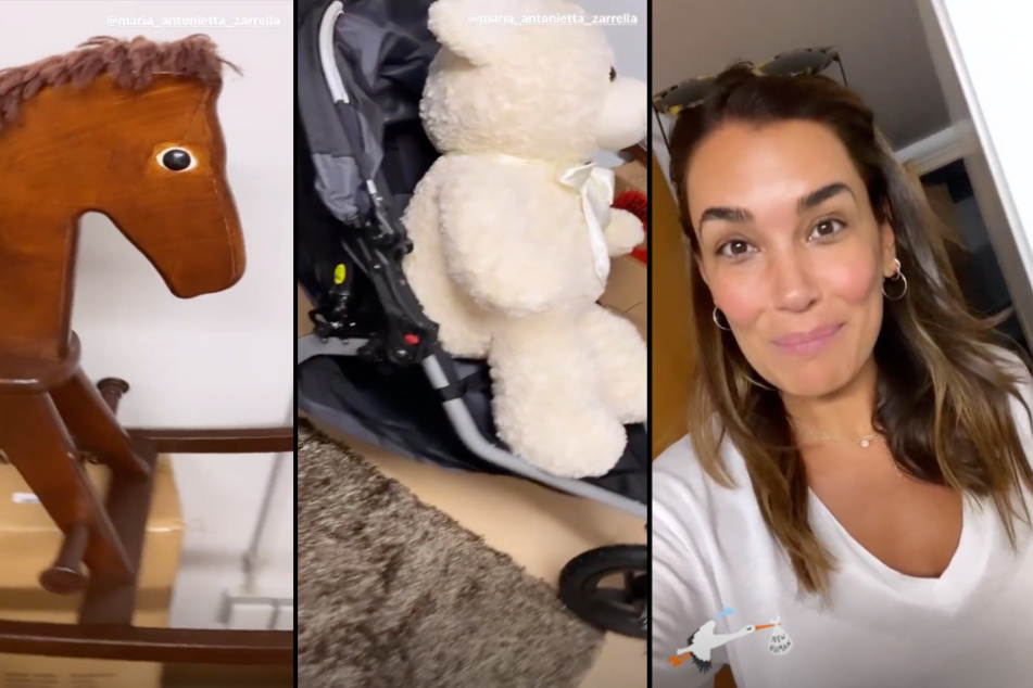 Ein Schaukelpferd, ein Teddy und vieles mehr gehört bald Jana Inas Schwägerin.