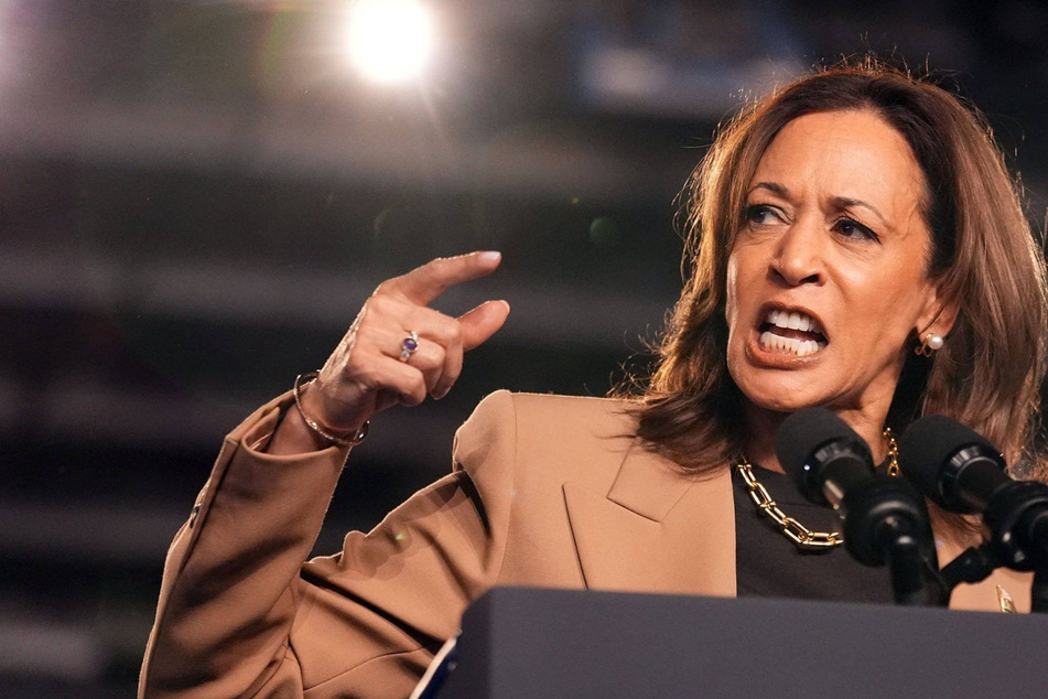 Kamala Harris hailed "candidate for our times" as Vogue cover star