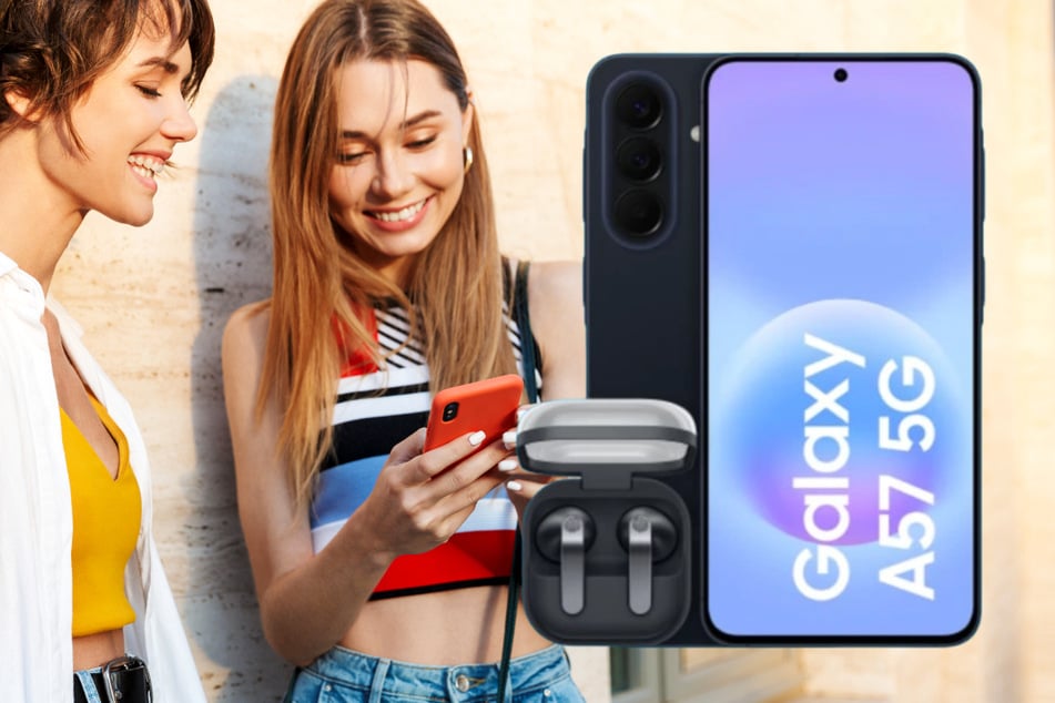 Samsung Galaxy A57 mit Buds 4 und 50 GB Allnet Flat im Mai zum Tiefpreis
