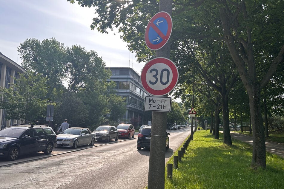Die Tempo-30-Regelung gilt wochentags von 7 bis 21 Uhr.