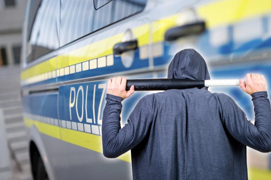 Quartett droht mit Baseballschläger an der Haustür: Zwei Männer in Gewahrsam