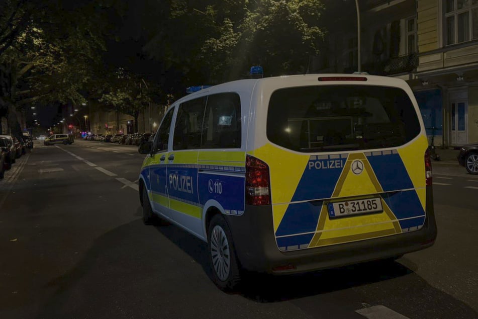 Die Berliner Polizei am Tatort.