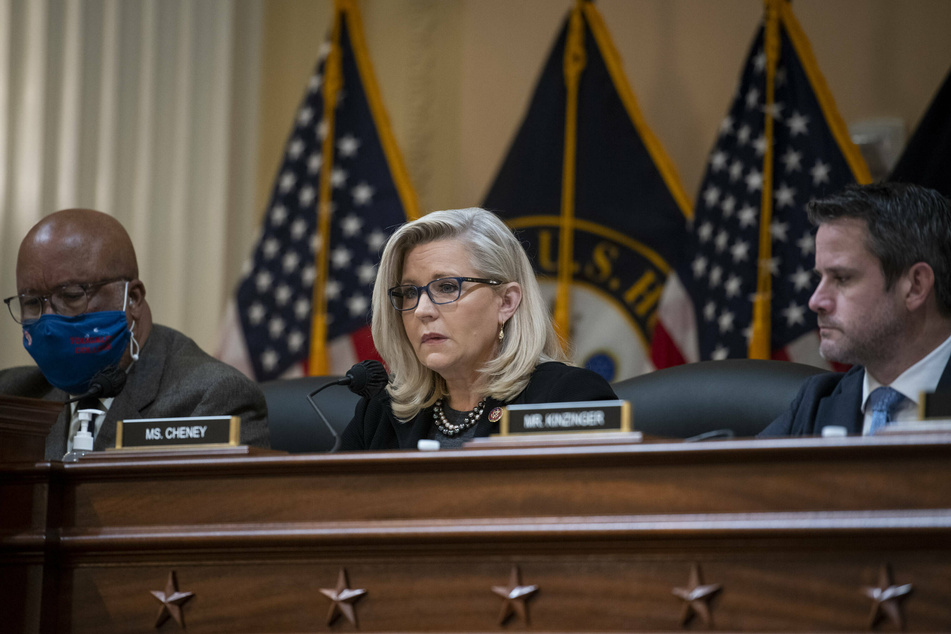 GOP representatives Liz Cheney of Wyoming and Adam Kinzinger of Illinois sit on the House January 6 committee.