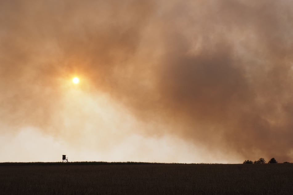 Der Waldbrand hat sich in der Nacht nicht weiter ausgebreitet.