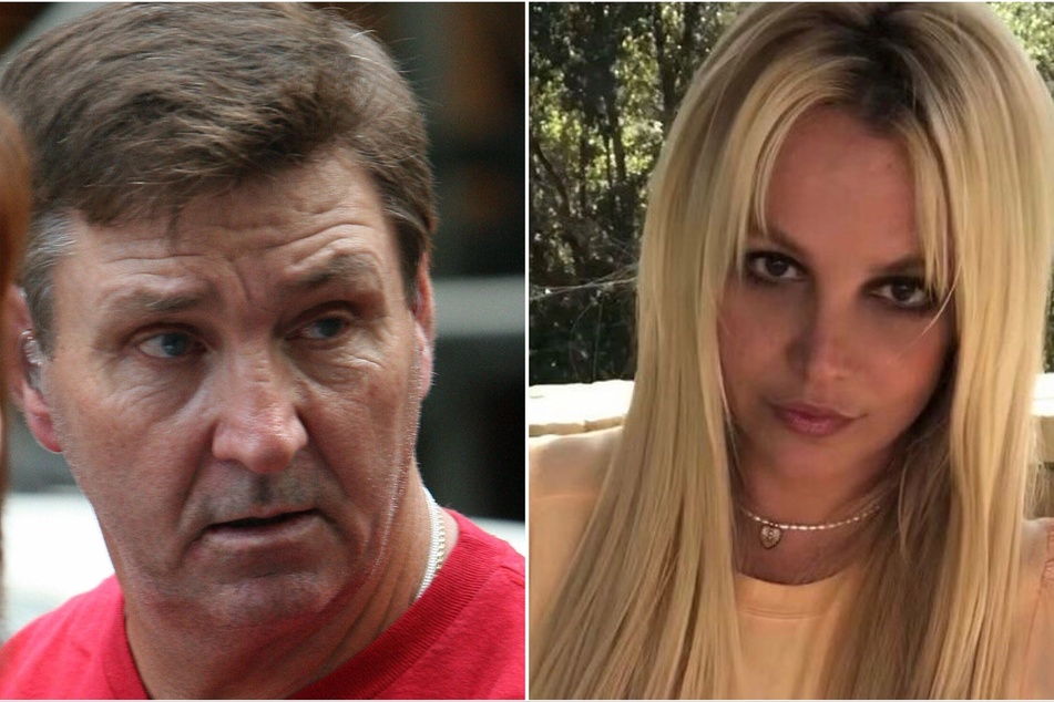 On Monday, Jamie Spears (l) filed new documents asking for Britney Spears' (r) conservatorship to end immediately.