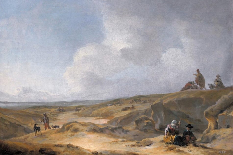 Das Gemälde "Campagna-Landschaft" von Jan Baptist Weenix.