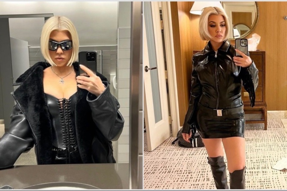 Kourtney Kardashian looks back at blonde era with "lost" snaps